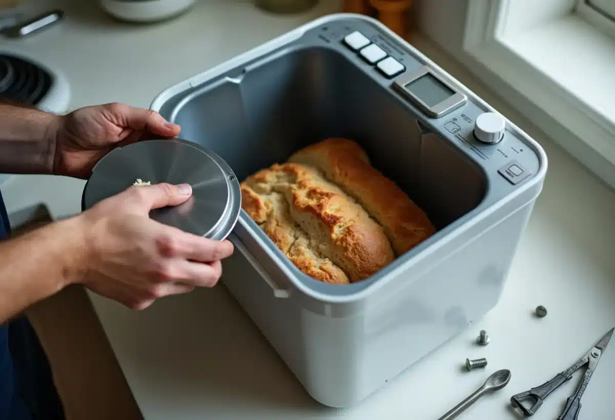 Enlèvement de la cuve d’une machine à pain : étapes et astuces